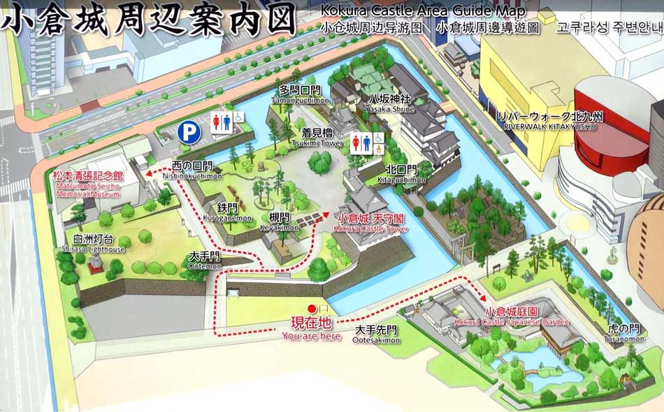 小倉城の図