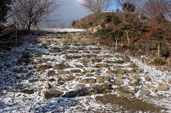 松山城 石段