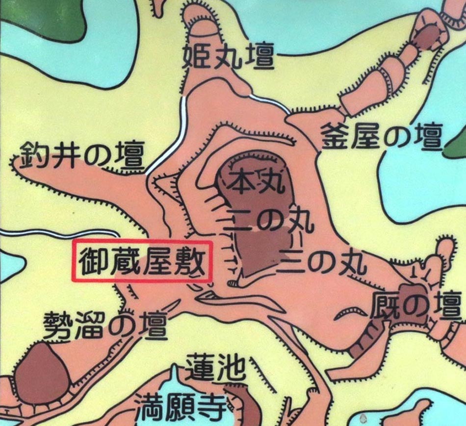 吉田郡山城 図