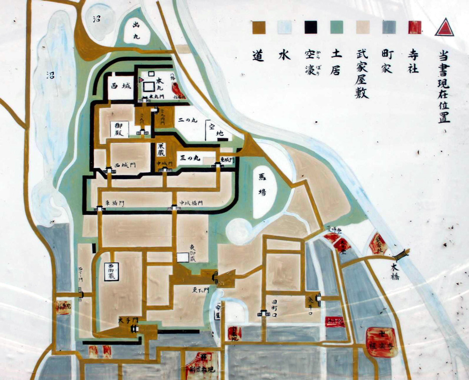 下館城の図