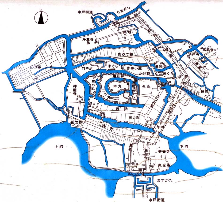 土浦城 図