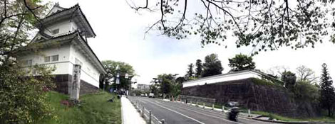 仙台城 石垣