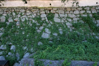 中津城 石垣