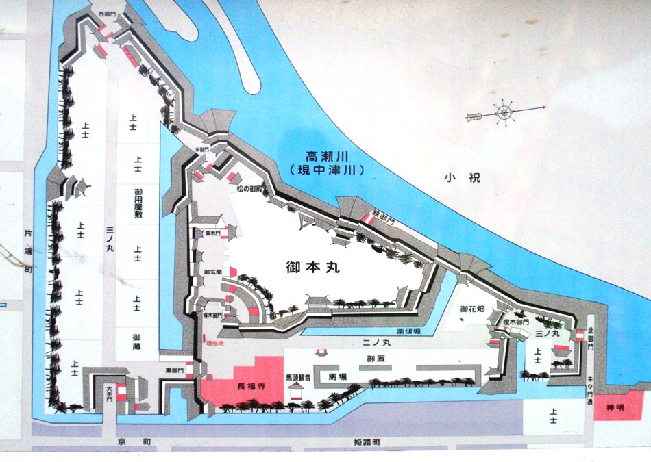 中津城 図