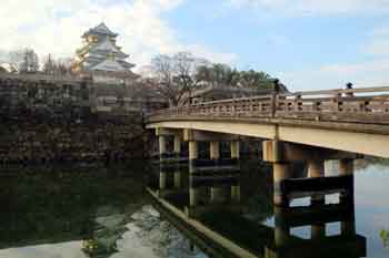 大阪城 極楽橋と天守