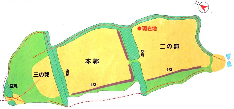 熊倉城 図