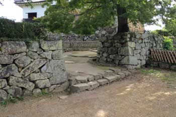 彦根城 本丸の門跡