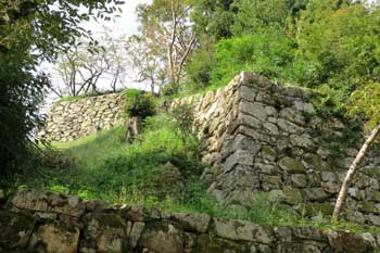 彦根城 登り石垣