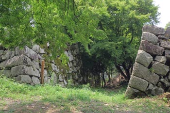 津和野城 西門櫓跡