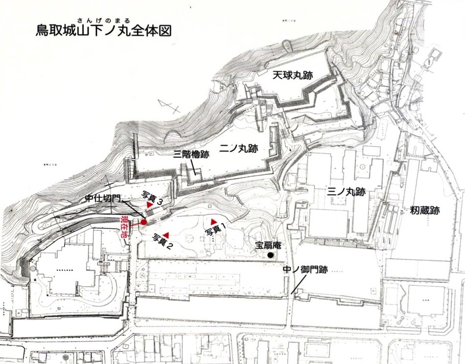 鳥取城 図